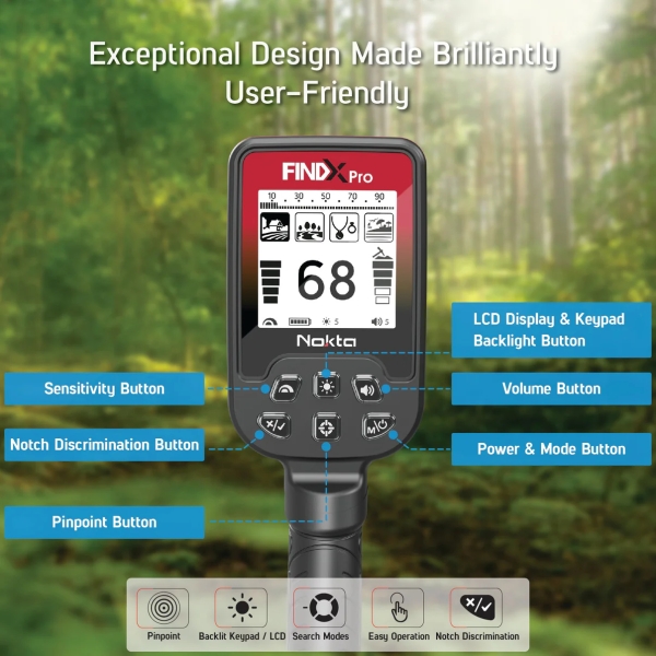 Nokta FINDX Pro Metal Detector