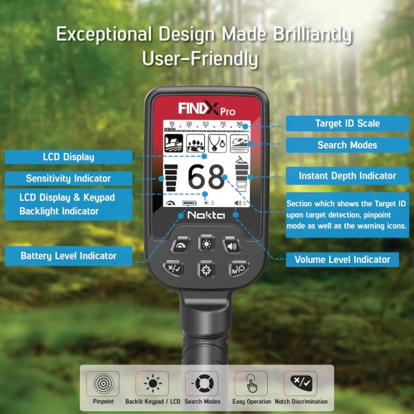 Nokta FINDX Pro Metal Detector